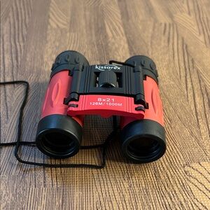Kissarex 8x21 Compact Affordable Binoculars Travel Size Carry Case